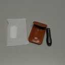 GLAMFIELDS Nail Clippers with No Splash Storage Box, Large Fingernail Toenail Clipper Detachable Easy Clean Nail Cutter Trimmer with Nail Files for Men & Women, Leather Case Packed Black (1 Pack)