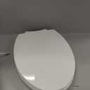 Soft Close Toilet Seat Elongated and Lid for TOTO SS114#01, Cotton White, Mounting Hardware included