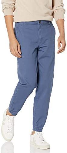 Amazon Essentials Men's Straight-Fit Washed Cotton Chino Jogger Pant, Medium