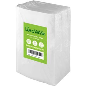VacYaYa100 Quart 8 x 12 Inch Freezer Food Vacuum Sealer Storage Bags Size,Vac Seal a Meal Bags with BPA Free and Heavy Duty Sous Vide Vaccume Safe PreCut Bag
