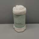 3D Bubble Plush Blanket Textured Fleece Throw Soft Warm Cozy Blanket Couch Bed Throw Snow White 50x60 Inches