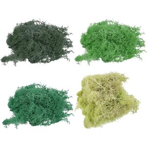 Home and Garden Parts 14 OZ Fake Moss Decorative Artificial Moss for Potted Plants Crafts 4 Colors #CN/251024/02154