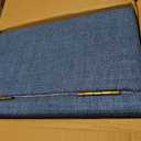 Dog ramp for Small Dogs, 2-in-1 Pet Steps & Ottoman - Foldable Dog ramp for Couch, Non-Slip Wooden Pet ramp for Puppy Senior Injured Dogs (Blue, XL(17.13H))