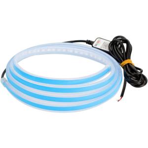 anso APP Control Car RGB LED DRL Hood Light-Strip Engine Cover Daytime Running Light (180cm)