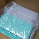 Tinlade 24 Pcs Classroom Paper Storage Bins with Lids, Teal, 13x10in