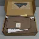 KeaBabies Baby Wrap Carrier - All in 1 Original Baby Carrier Newborn to Toddler Sling, Easy to Wear, Hands Free Bonding, Lightweight, Breathable Infant Wraps (Saddle Brown) (One Size (Pack of 1))