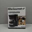 Elite Gourmet EHC-5055 Automatic 5-Cup Brew & Drip Coffee Maker with Pause N Serve Reusable Filter, On/Off Switch, Water Level Indicator