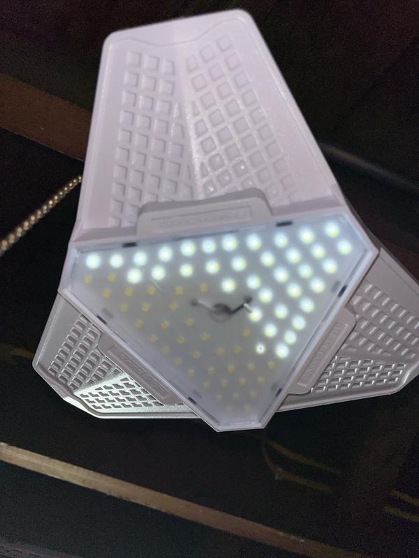 20-Watt 72 LED Lamp Lights 6500K Garage Beyond Bright Screw Into Socket Install