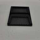 Amazon Basics Heavy-Duty Portable Camping Grill Grate for Campfire Cooking, Black