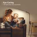 Lepro Clip on Desk Lamp LED Reading light Dimmable USB Small Clamp Lamp with 3 Color Modes 10 Brightness, Adjustable Flexible Gooseneck Table Light for Bed Headboard, Nail, Home Office,Computer(Black)