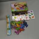 84 PCs Dinosaur Party Favors for Kids Dinosaur Figures Keychains Slap Bracelet Temporary Tattoos Stamps Party Favor Bags Dinosaur Birthday Party Supplies for Boys