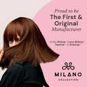 MILANO COLLECTION Wigrip, Premium Lace Wig Band for Women, Fully Adjustable & Reinforced Lace Wig Grip Band by Hairline, Comfortable and Secure Glueless Velvet Headband, Chocolate Brown