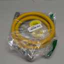 Puxyblue [2026 New] 72" Flexible Gas Line Kit for Dryer Stove Range Water Heater - 1/2" OD(3/8" ID) Flexible Stainless Steel Gas Dryer Kit Come with 1/2" MIP & 1/2" FIP Additional Raw Belt