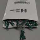 Honoson 60 Pieces LED Replacement Christmas Bulb 3v Waterproof LED Lights Bulbs Bulk for Christmas Tree Decorations Xmas Indoor Outdoor Home Light Decor(Green Base with Warm White Bulb)