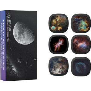 Realistic Discs - Discs for Ainael Meteor and Galaxy Projector, 5k Ultra HD Slide for Home Planetarium, 6 Discs Set Without Projector (Nebula 6)