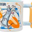 Silver Buffalo Ratatouille Little Chef Shaped Handle Ceramic Mug, 20 Ounces