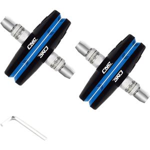 Chooee Bike V-Brake Pads, Bicycle Brake Pad Set, 2 Pairs Universal Brake Shoes (70mm/Blue Black)