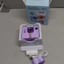 Kids Camera Instant Print, Digital Camera for Kids, 180 Rotating Selfie Lens with 32GB SD Card & 2 Rolls Printing Paper Kids Toy Birthday Gifts for Boys Girls Ages 3-12, Purple