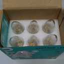 AMDTU E12 25 Watt Equivalent Clear Small Base LED Bulb Candelabra Candle CA10 Dimmable Ideal Chandelier Light for Dining Rooms and Living Rooms Delivering Long Lasting Illumination for Cozy Settings (6 Count (Pack of 1), Clear Glass 2700k Soft White)