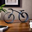 Minimalistic Bicycle Sculpture Wire Framed Style, Bike Silhouette, Gift for a Cyclist, Bicycle Art Wall Decor, Side Table Statue Decor, Home Decoration