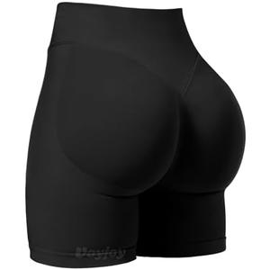 VOYJOY Women Workout Impact Shorts 2.5"/ 3.6"/ 4.5"/ 6" Scrunch Butt Lifting Gym Seamless Booty Biker Shorts XL