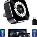 Wireless CarPlay Adapter 4-in-1,2026 Upgraded Screen Mirroring,Support Mirror Link/AirPlay for Apple CarPlay & Android Auto,for Cars with Wired CarPlay, Fast Auto-Connection, Plug & Play