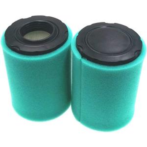 2 Pack 796031 Air Filter Replace for BS 992376 590825 591334 594201 OEM Air Cleaner Cartridge with 797704 Pre Filter Fits Lawn Mower Air Cleaner Element