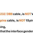 CableCreation USB to RS232 Serial Adapter (FTDI Chipset), USB to RS232 Gold Plated DB9 Serial Converter Cable for Windows 11, 10, 8.1, 8, 7, Vista, XP, 2000, Linux and Mac OS X, macOS, 3.3 Feet/1M