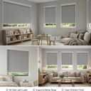 ZSTARR PVC Light Blockers Blackout Light Blockers Side Tracks for Window Shades and Blinds Side Tracks for Blackout Shades Easy to Instal Light Blocking Strips for Bedroom (White, 58",2Pcs)