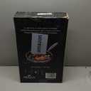 Woks & Stir-Fry Pans Nonstick, 12.5" Stainless Steel Wok with Lid | Tri-Ply Honeycomb Hybrid Stir Fry Wok Pan | Induction & Oven Safe | Dishwasher Safe