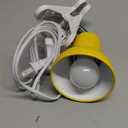 RONG&LAN Desk lamp,360 Rotation Clip on Lamp Portable Book Reading Light,Clamp on Desk/Table/Bunk Bed/Cupboard Home Lighting, (Seven Colors for Your Choice) Yellow