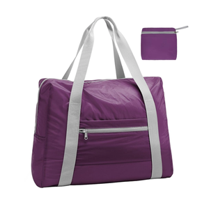 Cambond Spirit Airlines Personal Item Bag 18x14x8-30L Carry on Personal Item Travel Bags for Short Trip, Lightweight Compact Underseat Foldable Travel Duffel Bags, Purple