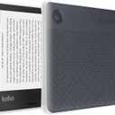 TUDIA SKN Designed for Kobo Libra 2 Case (7") Cover - [NOT FIT Colour 2024 Version] Shockproof Slim Anti-Yellowing [Reinforced Corner] Lightweight Clear Back Snug Fit TPU Bumper - Clear Transparent