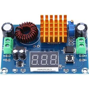 DC Boost Converter, XH-M411 DC 3-35V to 5-45V Output Voltage, Adjustable Step Up Voltage Regulator Module for Solar Panels