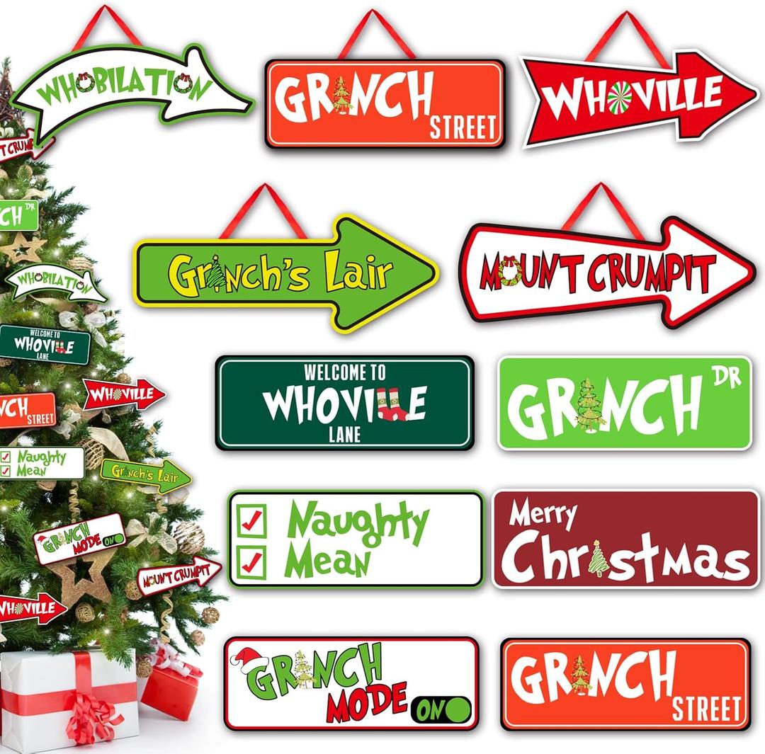 Christmas Tree Decorations - 20 Packs Christmas Tree Hanging Ornament Holiday Xmas Ornaments Xmas Decorations Decor Home Indoors