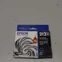 EPSON 212 Claria Ink High Capacity Black Cartridge (T212XL120-S) Works with WorkForce WF-2830, 2850 and Expression XP-4100, 4105