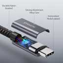 Stouchi USB C Extension Cable 10FT/3M, USB C Extension Cable Type C 3.1 Male to Female Fast Charging & Audio Data Transfer for iPhone 17 16 15, iPad mini/pro, MacBook Air M4 M3 M2/ M1 Mag- Safe