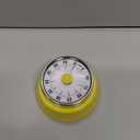 Visual Timer, Teeloray 60-Minute Countdown Timer, Kitchen Timer with Magnetic Base, Mechanical Clockwork, Ringer Alert, Time Management Tool for Children and Adults, Study/Work/Cooking (Yellow)