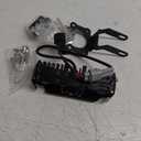 Upgrade Headlight Kit Fits for Talaria Sting R MX4 Sur-Ron Segway X260, Four Bulbs and Protective Covers, Plug and Play Motorcycle LED Front Light with Adjustable Bracket & Adapter Harness