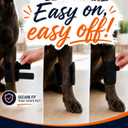 Labra Dog Front Leg Brace - Compression Wrap with Adjustable Straps - Dog Wrist Brace for Support - Leg Sleeve to Stop Licking - Aid in Wound Care and Recovery - Large/Extra Large (Black, XL)
