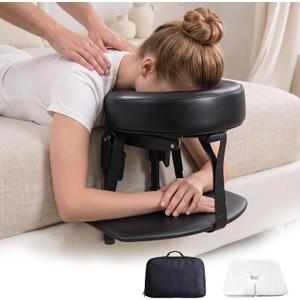 Massage Headrest for Bed, Massage Table Face Down Pillow Kit, Armrest Shelf & Face Cradle Cover
