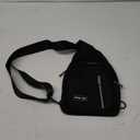 Seoky Rop Sling Bag for Women Men One Shoulder Crossbody Bag Backpack Fanny Pack Cross Body Bags for Travel Day Trip Black