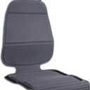 Munchkin Child Car Seat Protector, Elite Seat Guardian with Grime Guard Fabric, Dark Grey