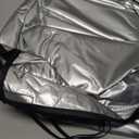 Windshield Sun Shade for Honda Pilot 2016-2025, Front Window Shades Custom Fit for Pilot, Foldable Car Sun Shield with Steering Wheel Sunshade to Block UV Keep Car Cool