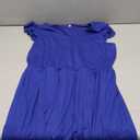 BARASA Women's Summer Dresses V Neck Ruffle Sleeveless Sundress A-line Knee Length Dress Cocktail Party with Pockets D648, XL