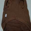 Cozy and Functional Dog Shirts for Small Puppies: Stretchable Brown Attire with Easy-On Design, Ideal for Chihuahuas and Yorkies - Enhance Comfort and Playfulness on Chill Days Large (L-(9~17lb) | Chest(~17.5"))