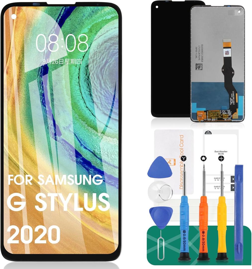 for Motorola Moto G8 Stylus LCD Screen for Moto G Stylus 2020 Screen Replacement XT2043 LCD Display Touch Digitizer Assembly XT2043-4 XT2043-7 Repair Parts Kits(Not for G Stylus 2021/G Stylus 5G)