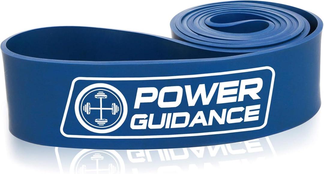 POWER GUIDANCE Pull Up Assist Bands - Stretch Resistance Band - Mobility Band - Powerlifting Bands - by Perfect for Body Stretching, Powerlifting, Resistance Training (Blue)