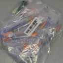0.5ml 31G 5/16 Inch 8mm Syringe, Lab Syringes Individually Wrapped, Pack of 25