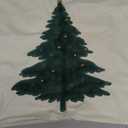 2 Christmas Pillow Cases Beige 18" x 13" in